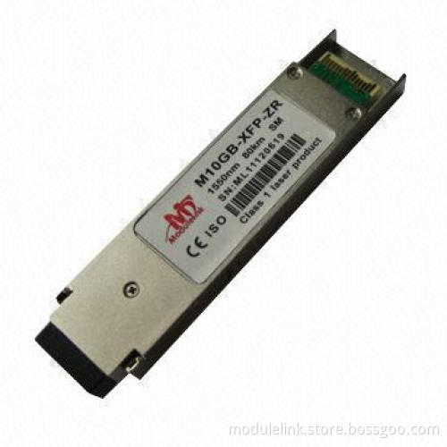 10Gbps Optic Module, XFP DWDM, 1550nm, ZR Dual Fiber